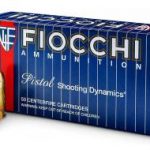 FIOCCHI PISTOL AMO 9MM LUGER 115GR FMJ 50RD (20 BOXES PER CASE)