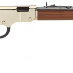 Henry H004 Golden Boy Lever Rifle 22 LR, Ambi, 20 in, Blued, Wood Stk, 16+1 Rnd